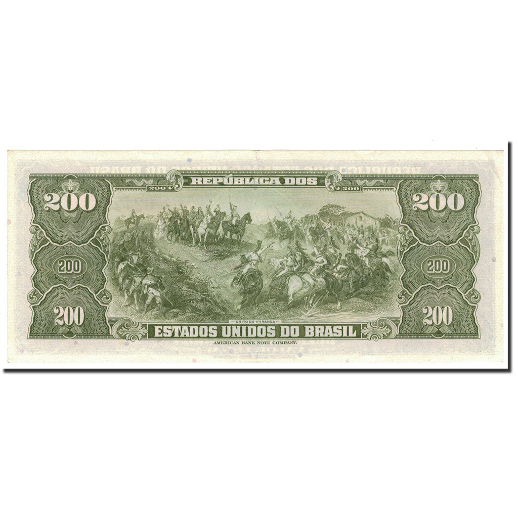 Brazil, 200 Cruzeiros, 1961-1964, KM:171b, UNC(63)