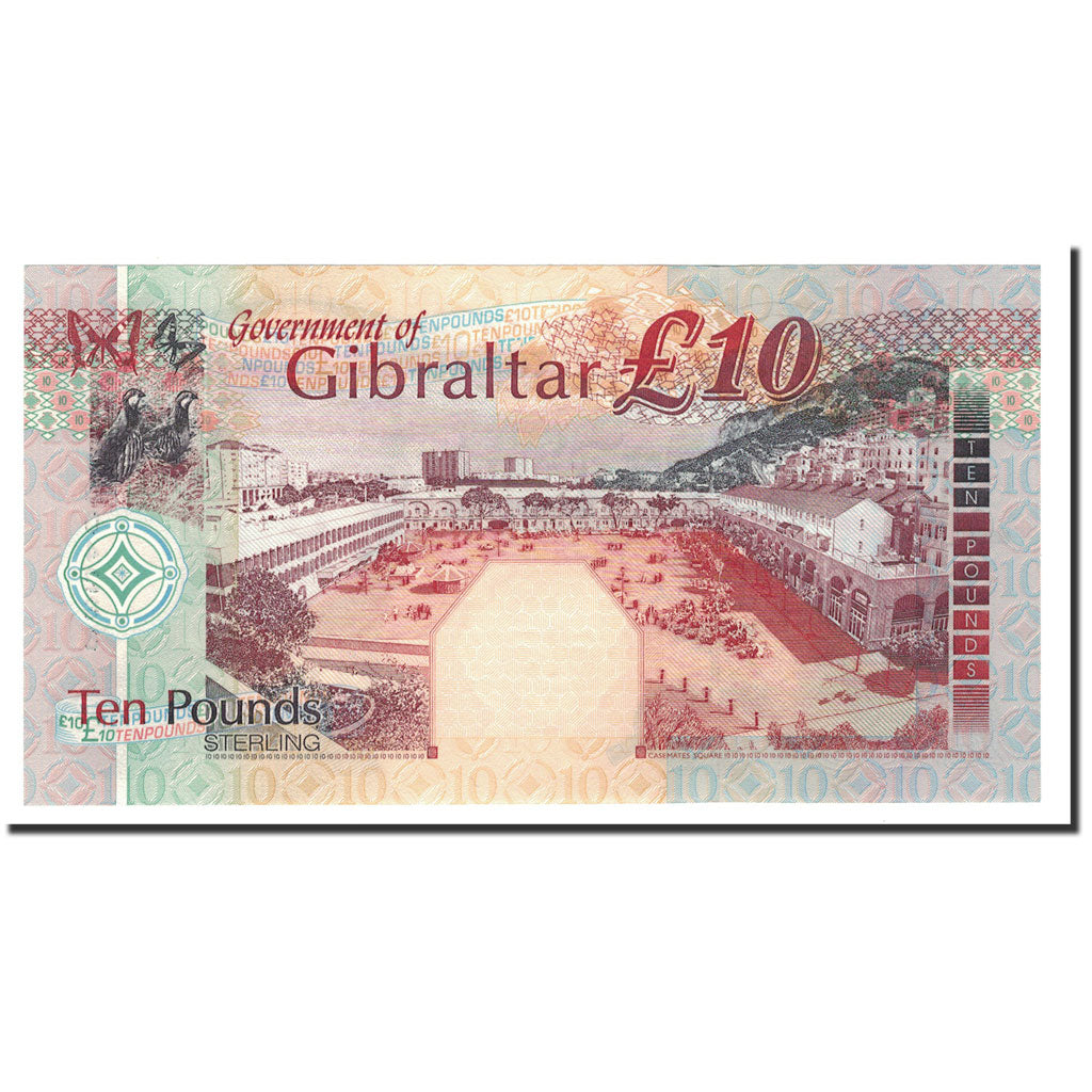 Banknote, Gibraltar, 10 Pounds, 2002, 2002-09-10, KM:30, UNC(65-70)