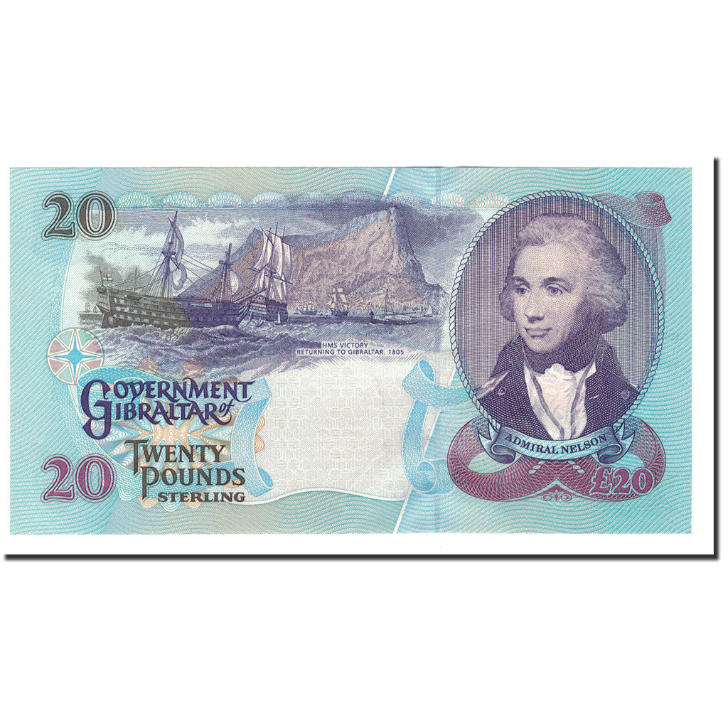 Banknote, Gibraltar, 20 Pounds, 1995, 1995-07-01, KM:27A, UNC(65-70)
