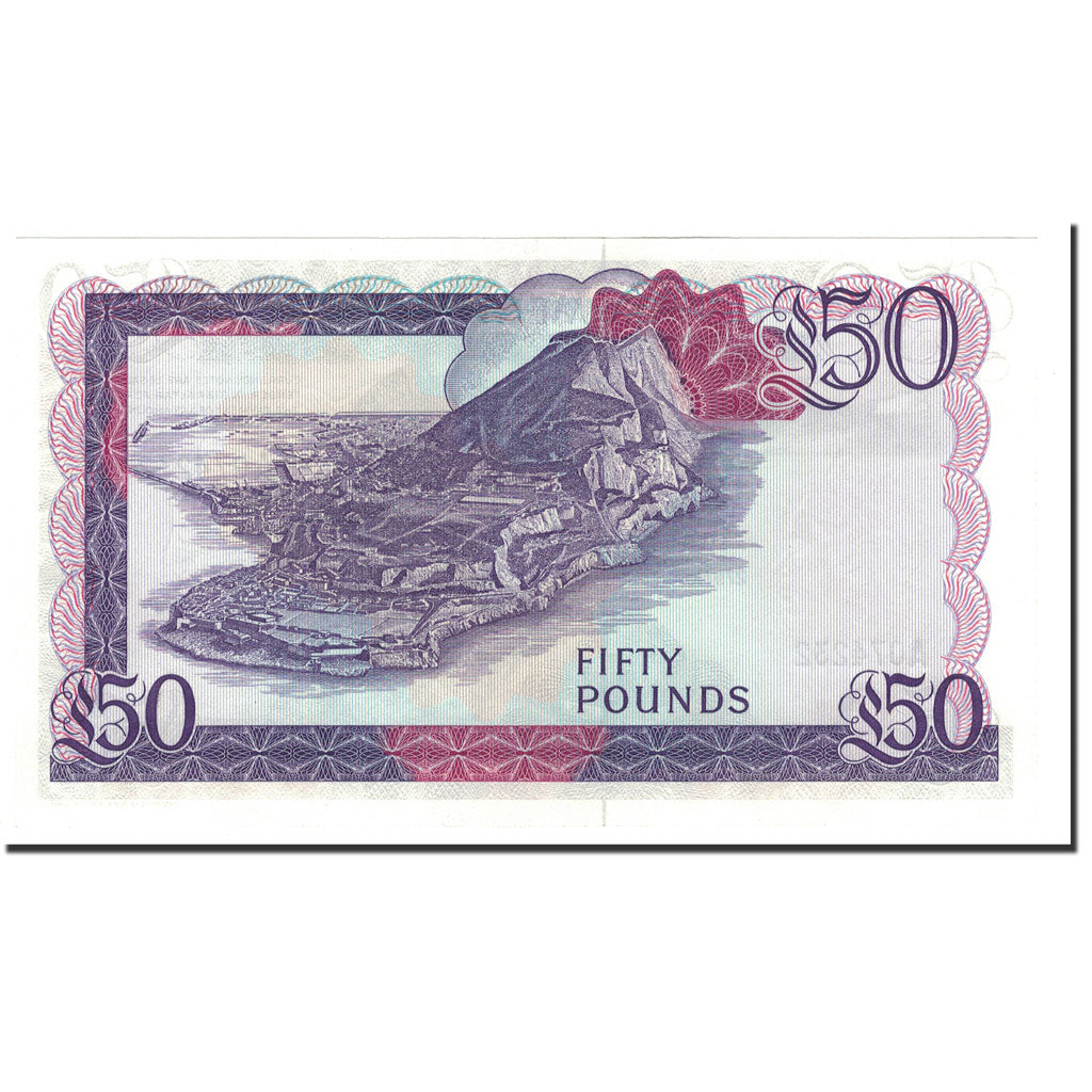 Banknote, Gibraltar, 50 Pounds, 1986, 1986-11-27, KM:24, UNC(65-70)
