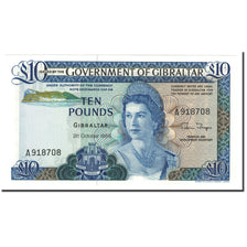 Gibraltar, 10 Pounds, 1986, 1986-10-21, KM:22b, UNC(65-70)