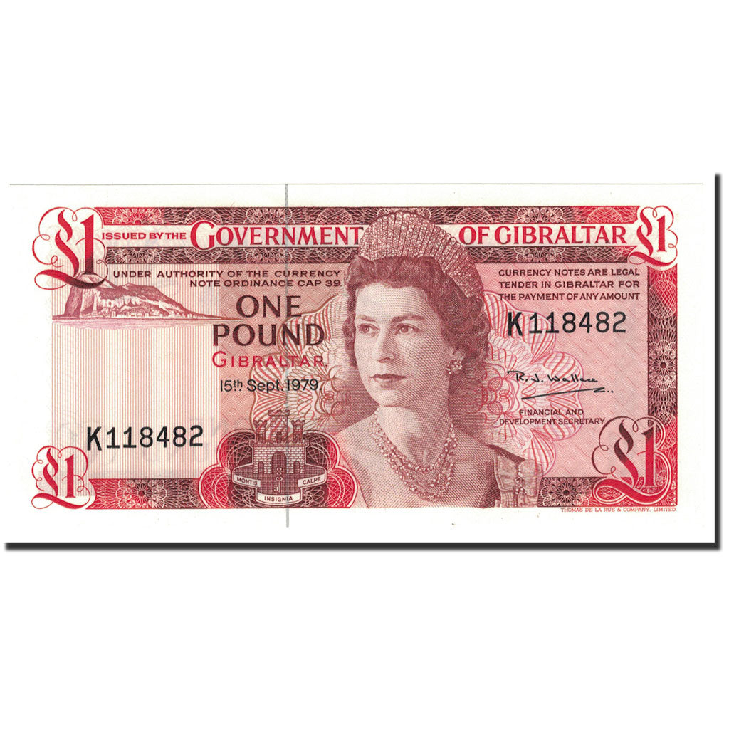 Banknote, Gibraltar, 1 Pound, 1979, 1979-09-15, KM:20b, UNC(65-70)