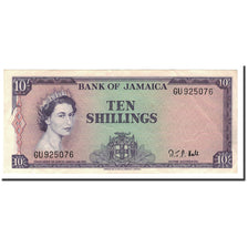 Banknot, Jamaica, 10 Shillings, L.1960, 1964, KM:51Bc, AU(50-53)