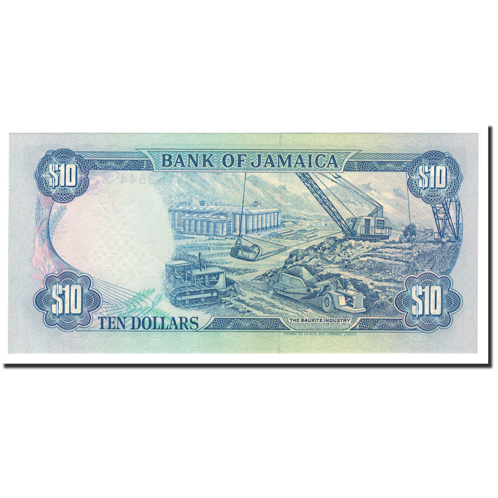 Banknote, Jamaica, 10 Dollars, 1991, 1991-05-01, KM:71d, UNC(65-70)