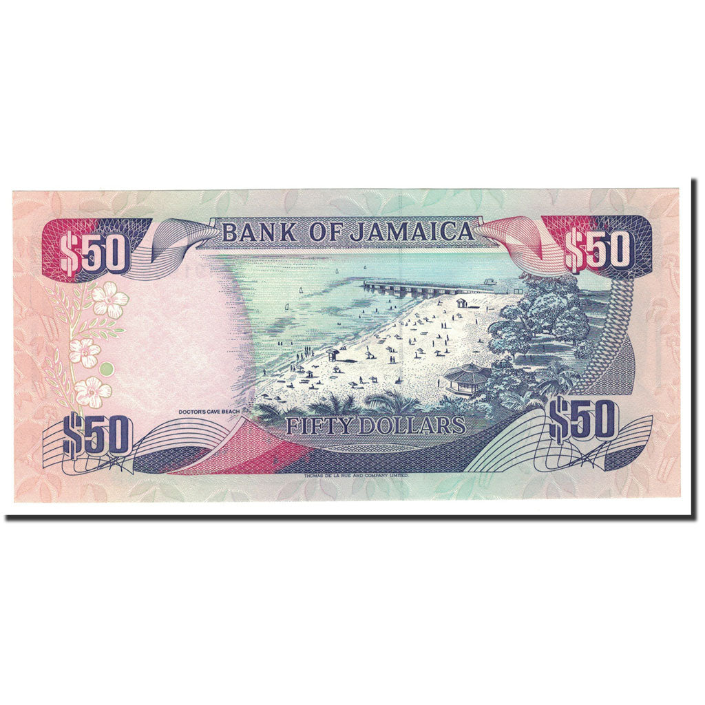 Banknote, Jamaica, 50 Dollars, 1993, 1993-02-01, KM:73b, UNC(65-70)