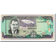 Banknote, Jamaica, 100 Dollars, 2001, 2001-01-15, KM:80a, UNC(65-70)