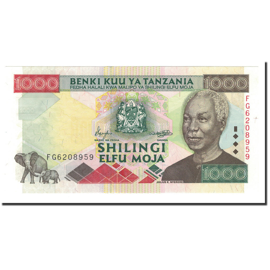 Tanzania, 1000 Shilingi, Undated (2000), KM:34, UNC(65-70)