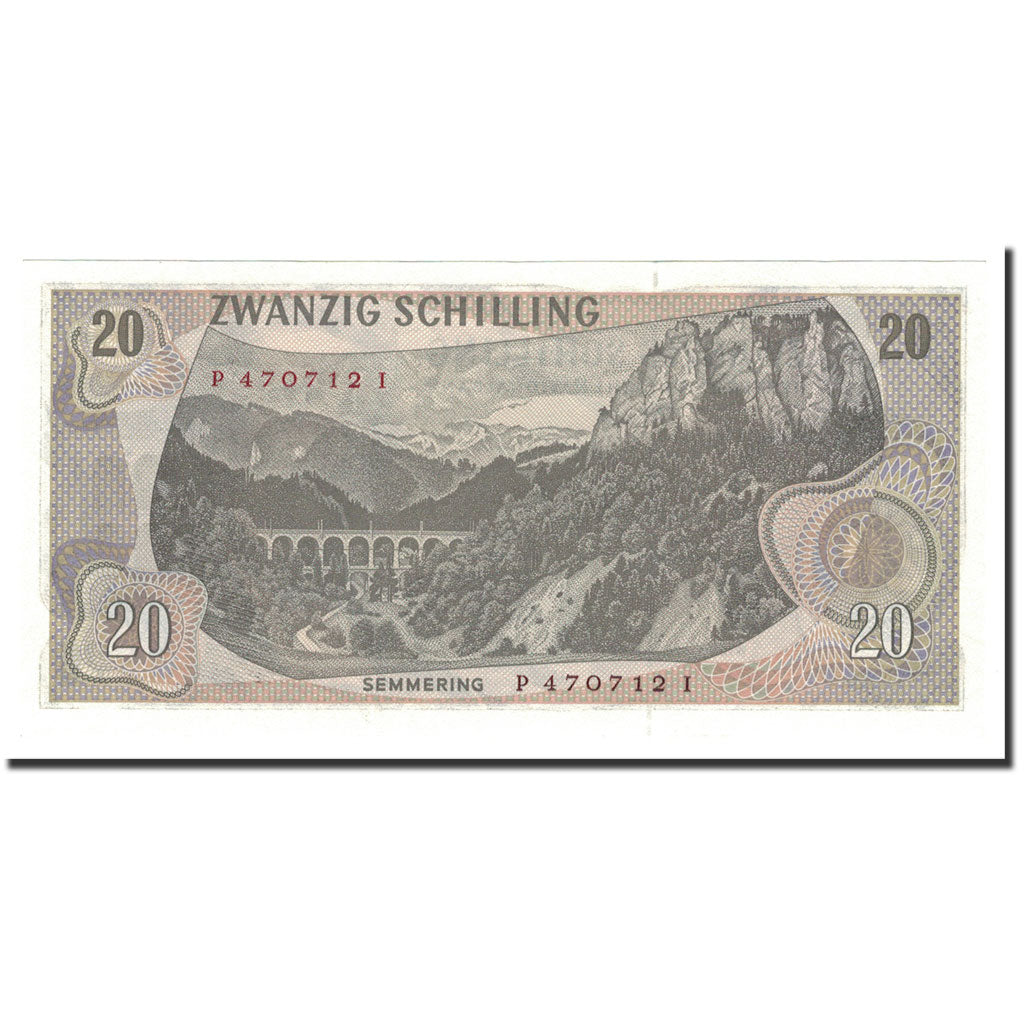 Austria, 20 Schilling, 1967, KM:142a, 1967-07-02, UNC(65-70)