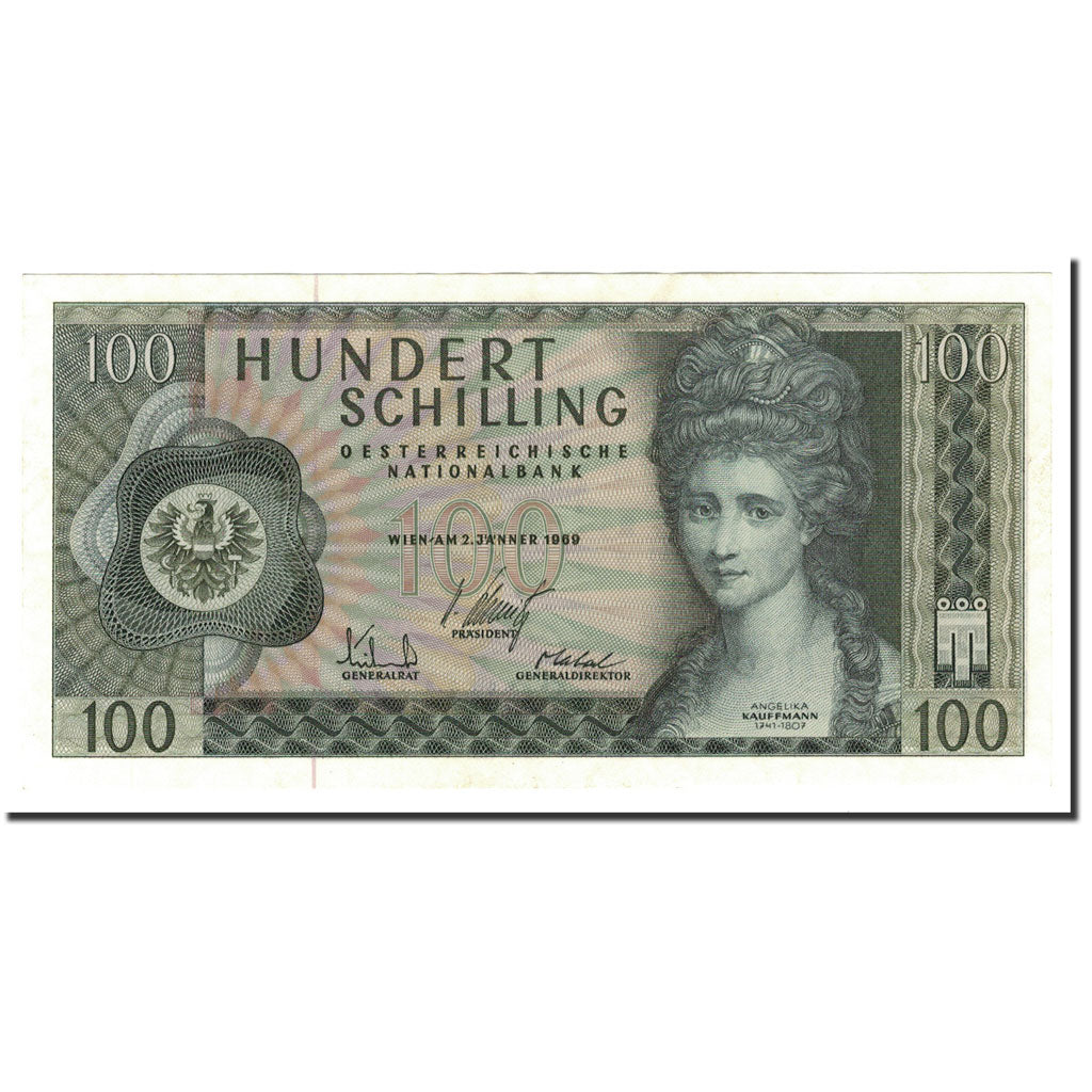 Austria, 100 Schilling, 1969, 1969-01-02, KM:145a, UNC(64)