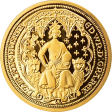 Groot Bretagne, Medaille, Reproduction Edward Gold Coin, FDC, Goud