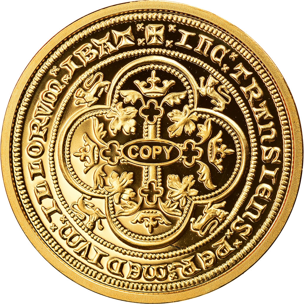 Great Britain, Medal, Reproduction Edward Gold Coin, MS(65-70), Gold