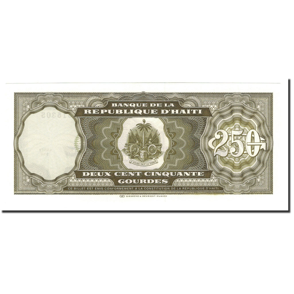 Haiti, 250 Gourdes, 1994, KM:263a, UNC(65-70)