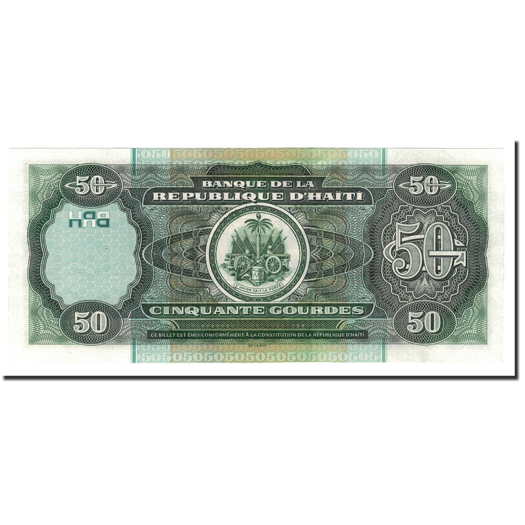 Banknote, Haiti, 50 Gourdes, 2000, KM:267a, UNC(65-70)