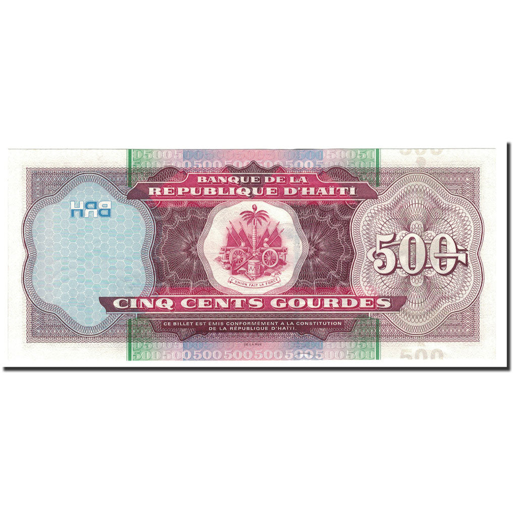 Banknote, Haiti, 500 Gourdes, 2003, KM:270b, UNC(65-70)