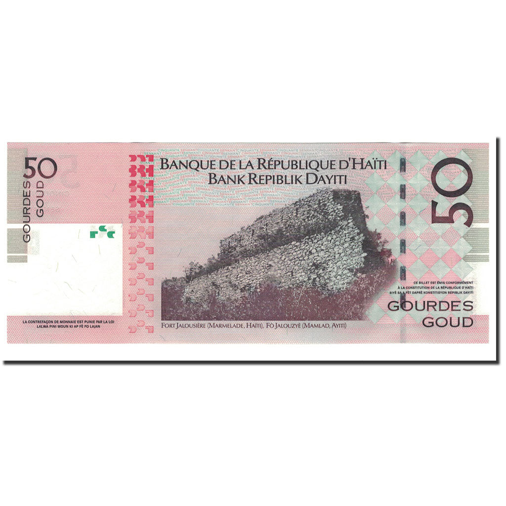 Banknote, Haiti, 50 Gourdes, 2004, KM:274a, UNC(65-70)