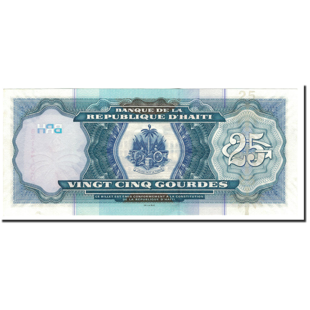 Banknote, Haiti, 25 Gourdes, 2006, KM:266c, UNC(65-70)