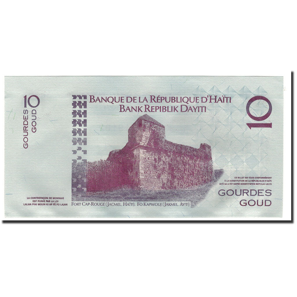 Banconote, Haiti, 10 Gourdes, 2006, KM:272b, SPL