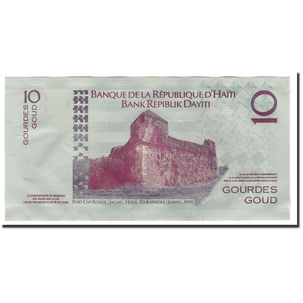 Banknote, Haiti, 10 Gourdes, 2004, KM:272a, UNC(64)