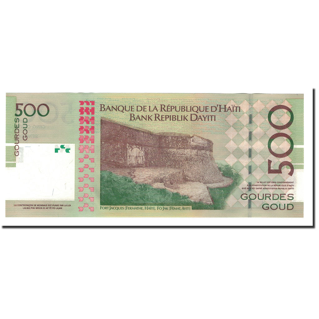 Billet, Haïti, 500 Gourdes, 2004, KM:277a, NEUF