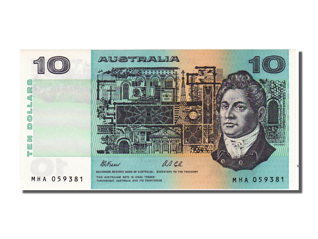 Australia, 10 Dollars, 1991, 