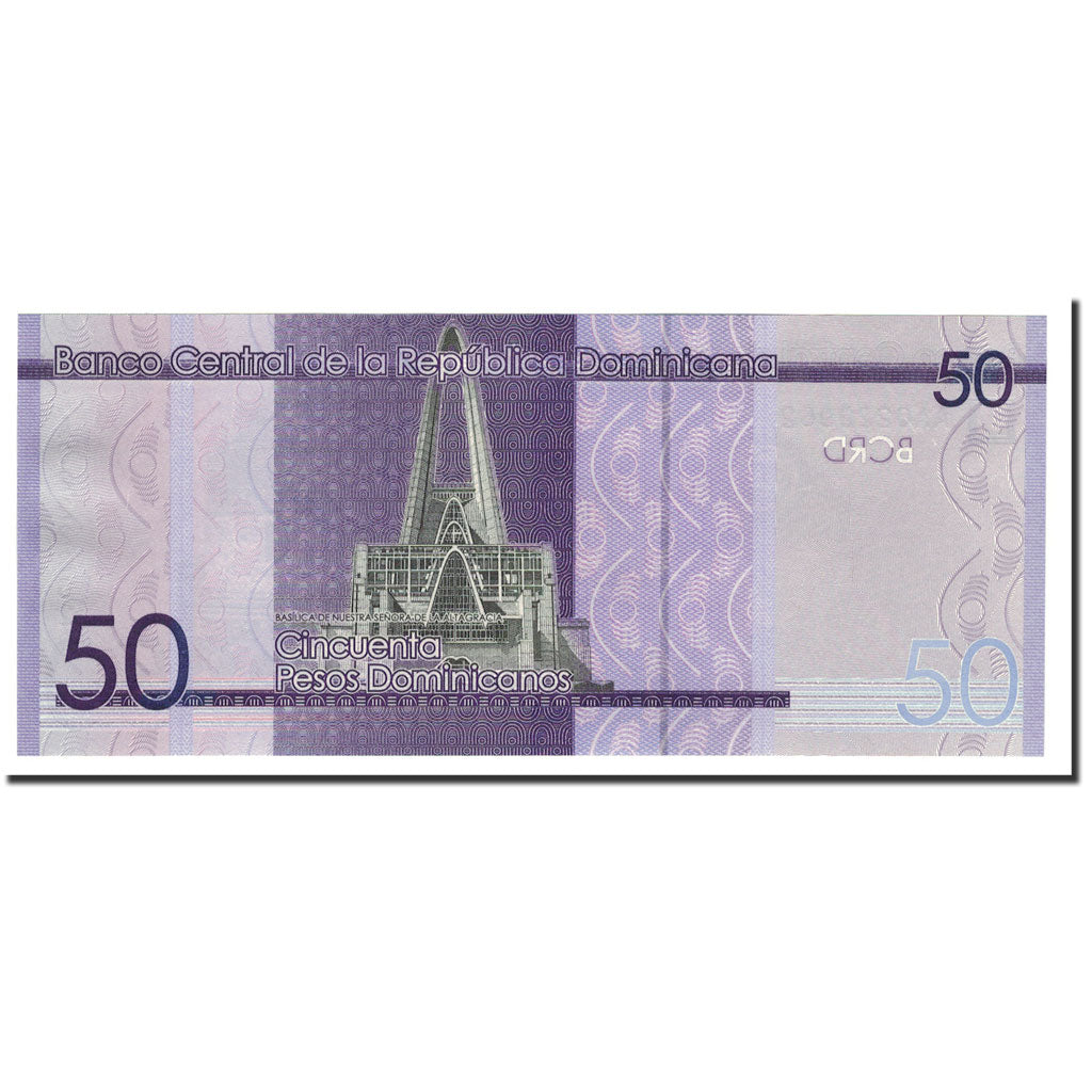 Billete, 50 Pesos Dominicanos, 2014, República Dominicana, UNC
