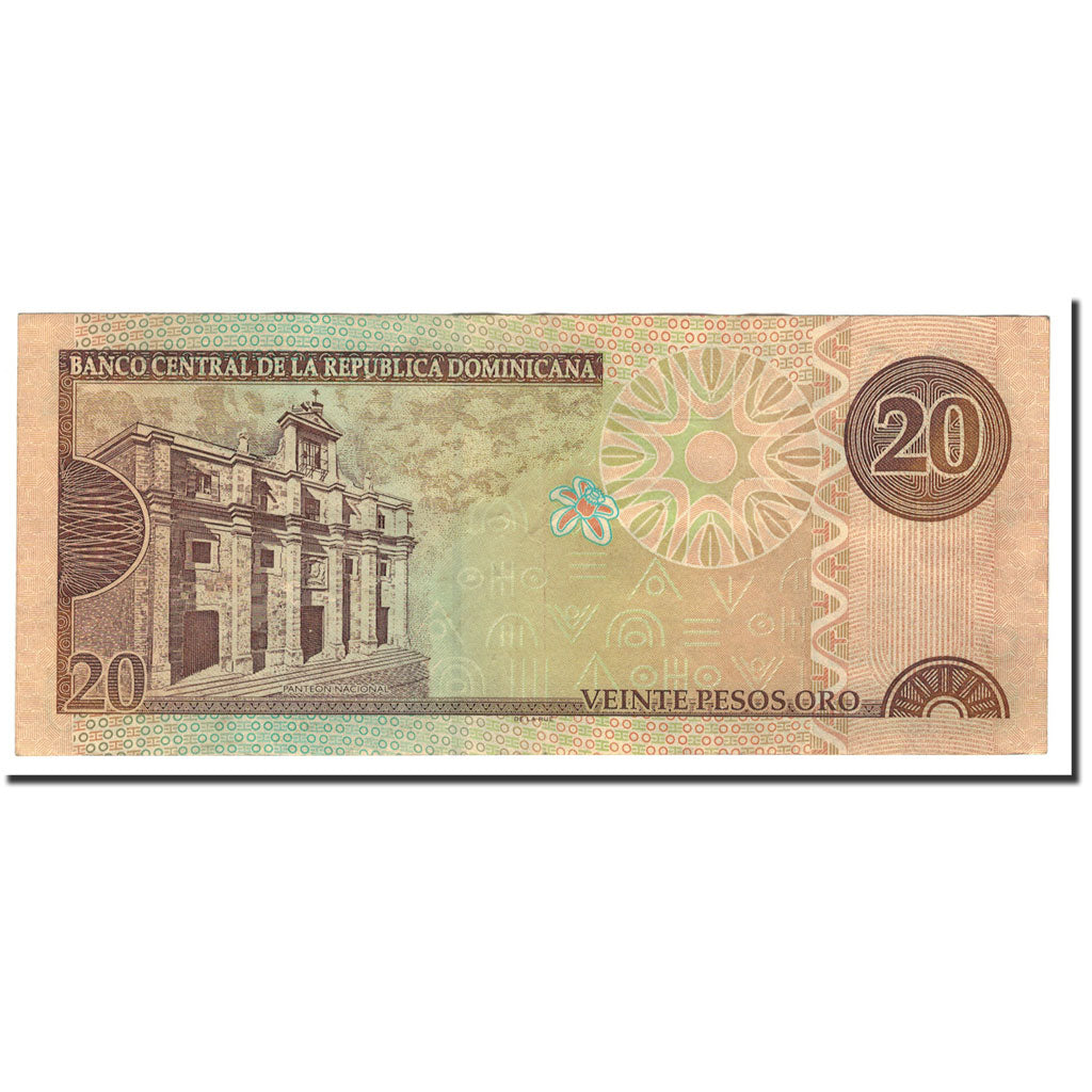 Banknote, Dominican Republic, 20 Pesos Oro, 2003, KM:169c, AU(50-53)