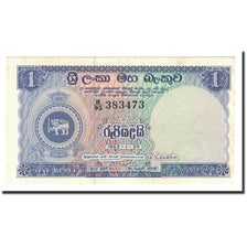 Ceylon, 1 Rupee, 1962, 1962-01-29, KM:56c, SPL+