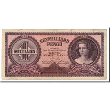 Hungary, 1 Milliard Pengö, 1946, KM:125, 1946-03-18, VF(20-25)