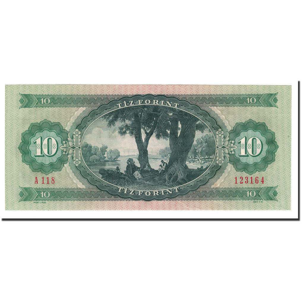Banknote, Hungary, 10 Forint, 1975, 1975-10-28, KM:168e, UNC(65-70)