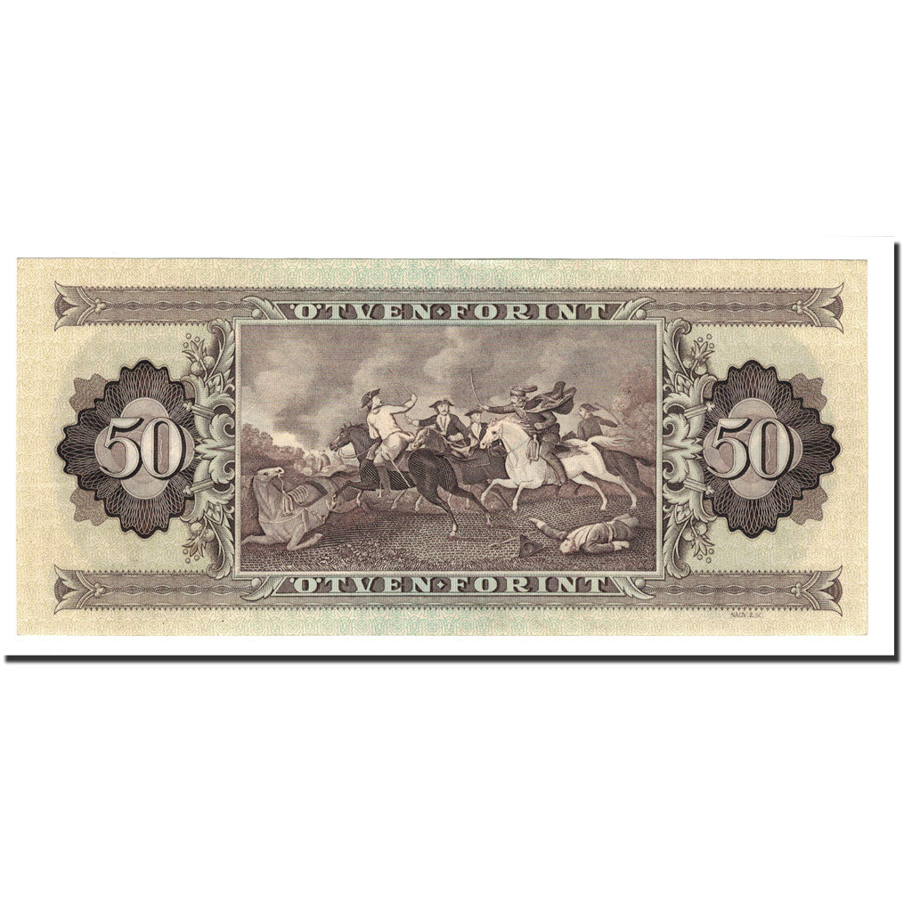 Banknote, Hungary, 50 Forint, 1989, 1989-01-10, KM:170h, UNC(63)