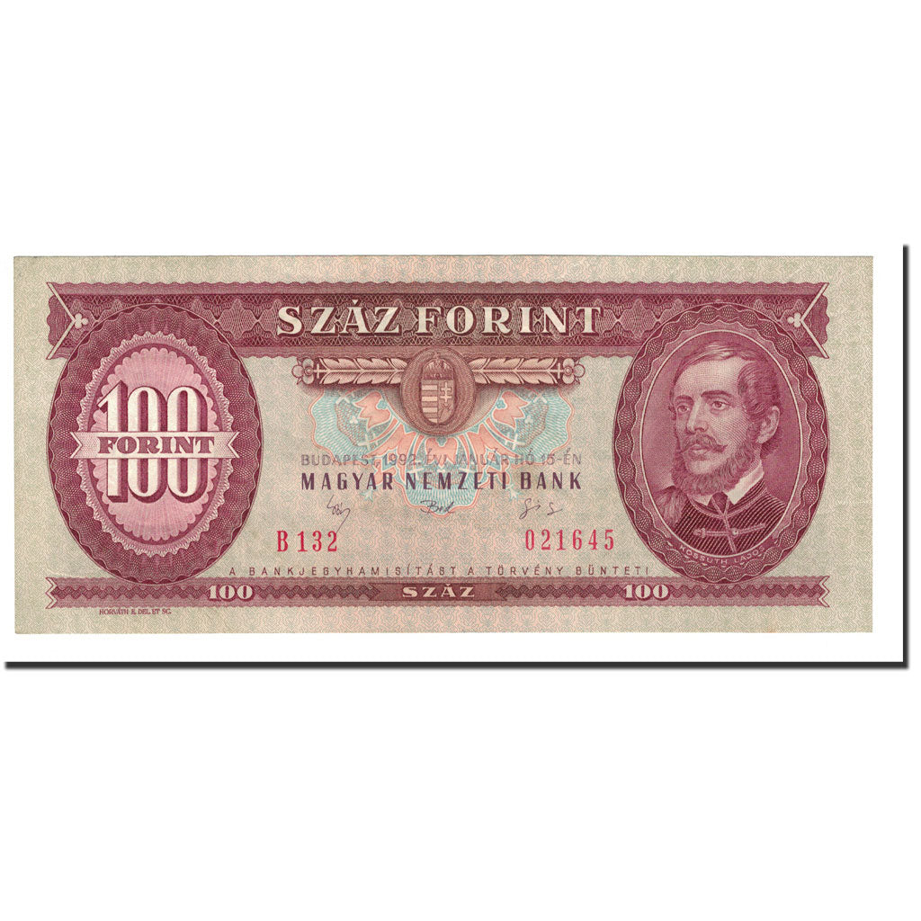Hungary, 100 Forint, 1992, KM:174a, 1992-01-15, UNC(63)