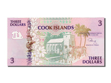 Cook Islands, 3 Dollars, KM #7a, UNC(65-70), AAA 137306