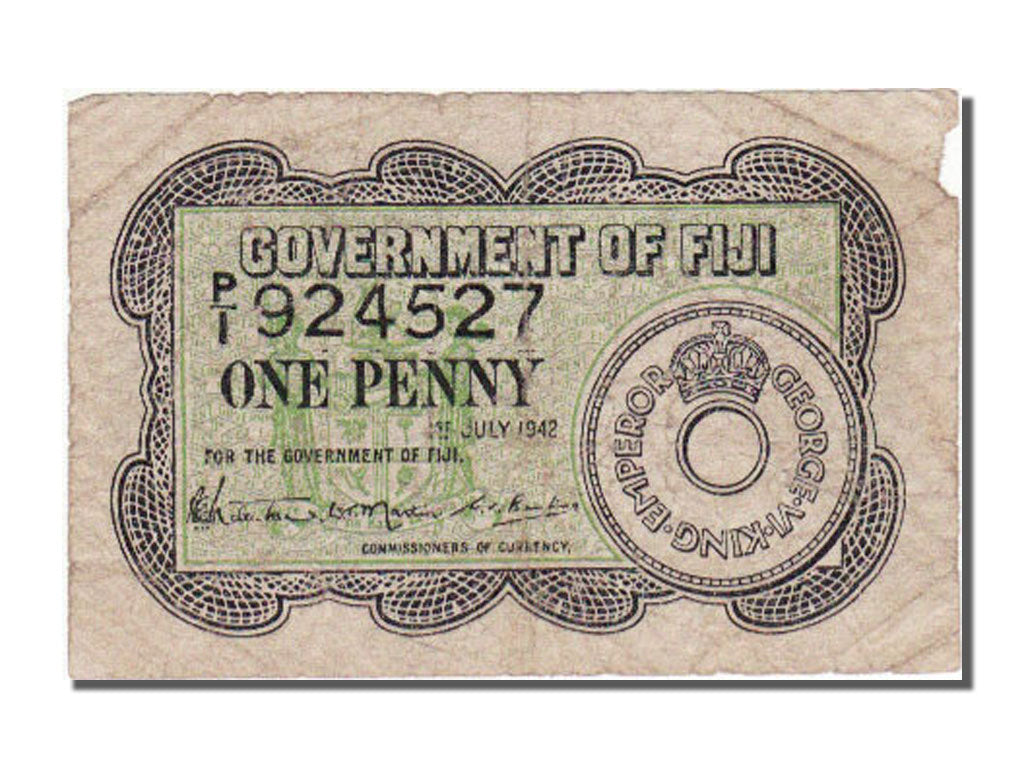 Figi, 1 Penny, 1942, MB