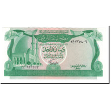 Biljet, Libië, 1 Dinar, undated (1981), KM:44b, SPL