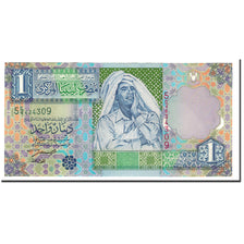 Libia, 1 Dinar, 2002, KM:64a, FDS
