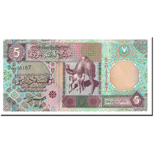 Banknot, Libia, 5 Dinars, 2002, Undated, KM:65a, UNC(65-70)