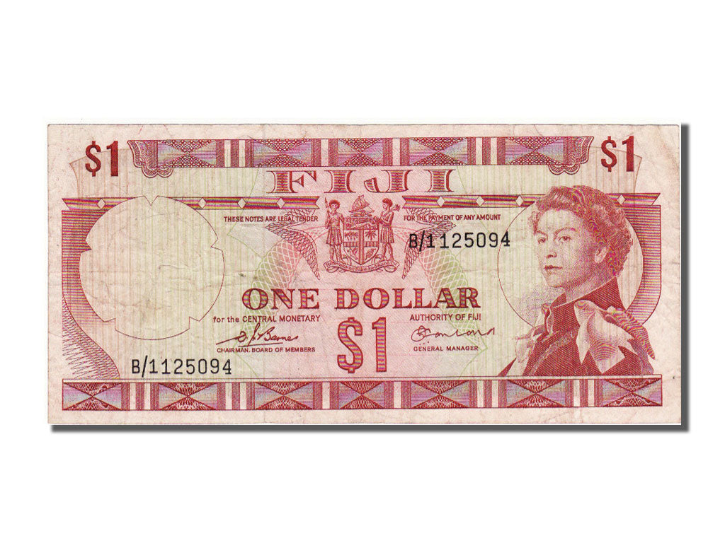 Fiji, 1 Dollar, VF(30-35)