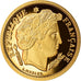France, Medal, Reproduction 5 Francs Cérès, 1889, MS(65-70), Gold