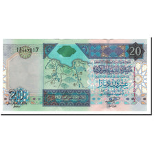 Libya, 20 Dinars, 2002, KM:67a, UNZ-