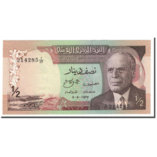 Tunisia, 1/2 Dinar, 1972, 1972-08-03, KM:66a, UNC(65-70)