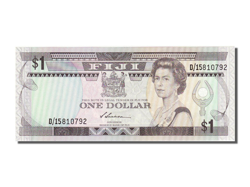 Fiji, 1 Dollar, KM #86a, UNC(65-70), D/15810792