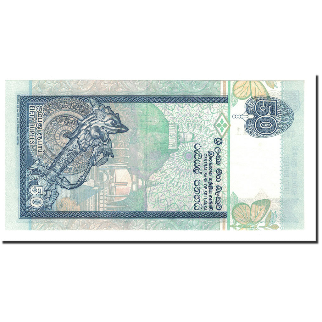 Banknot, Sri Lanka, 50 Rupees, 2001, 2001-12-12, KM:117a, UNC(65-70)