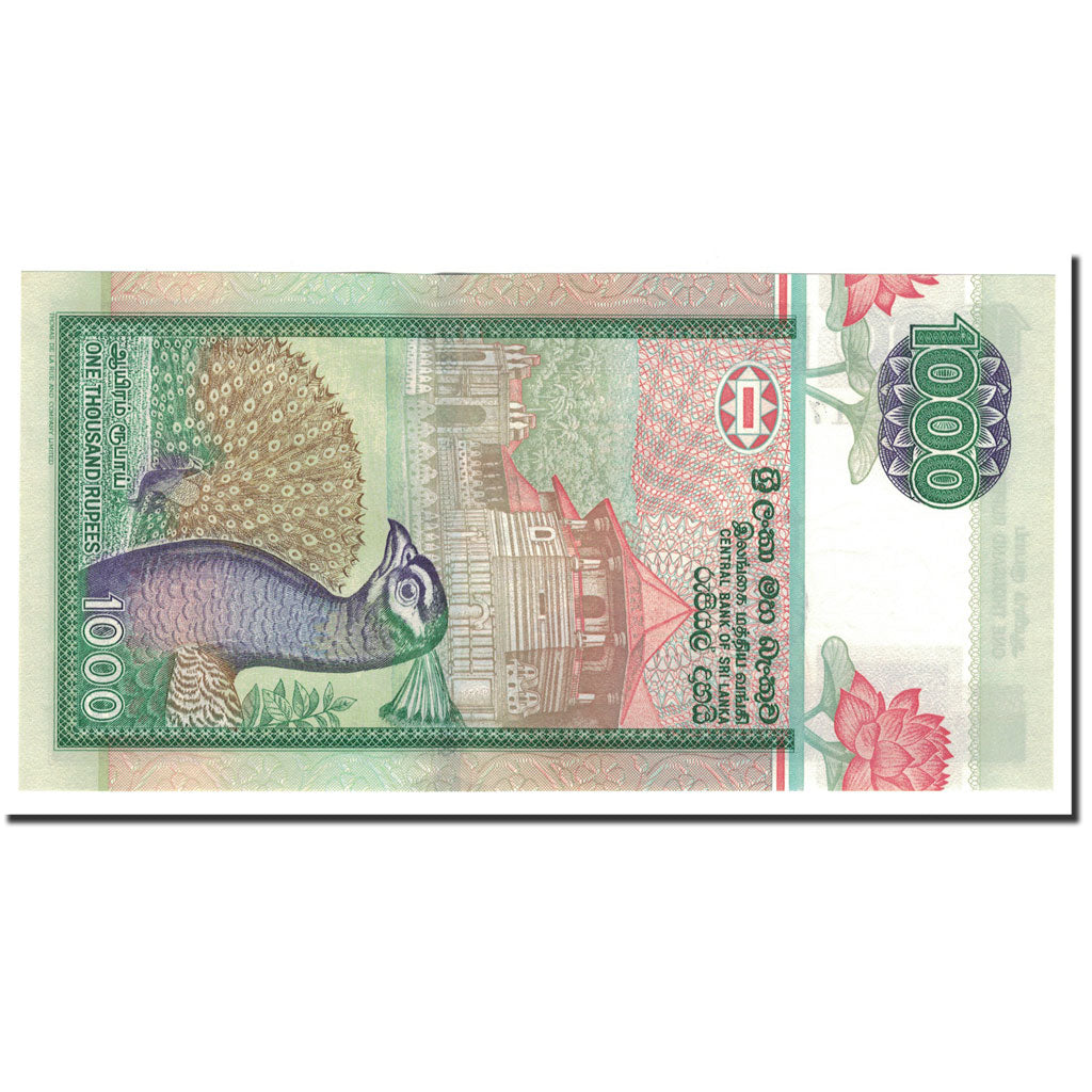 Sri Lanka, 1000 Rupees, 2001, 2001-12-12, KM:120A, UNC(63)