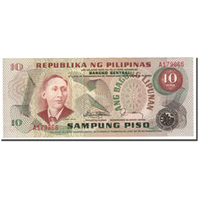 Billet, Philippines, 10 Piso, Undated, KM:161d, SPL+