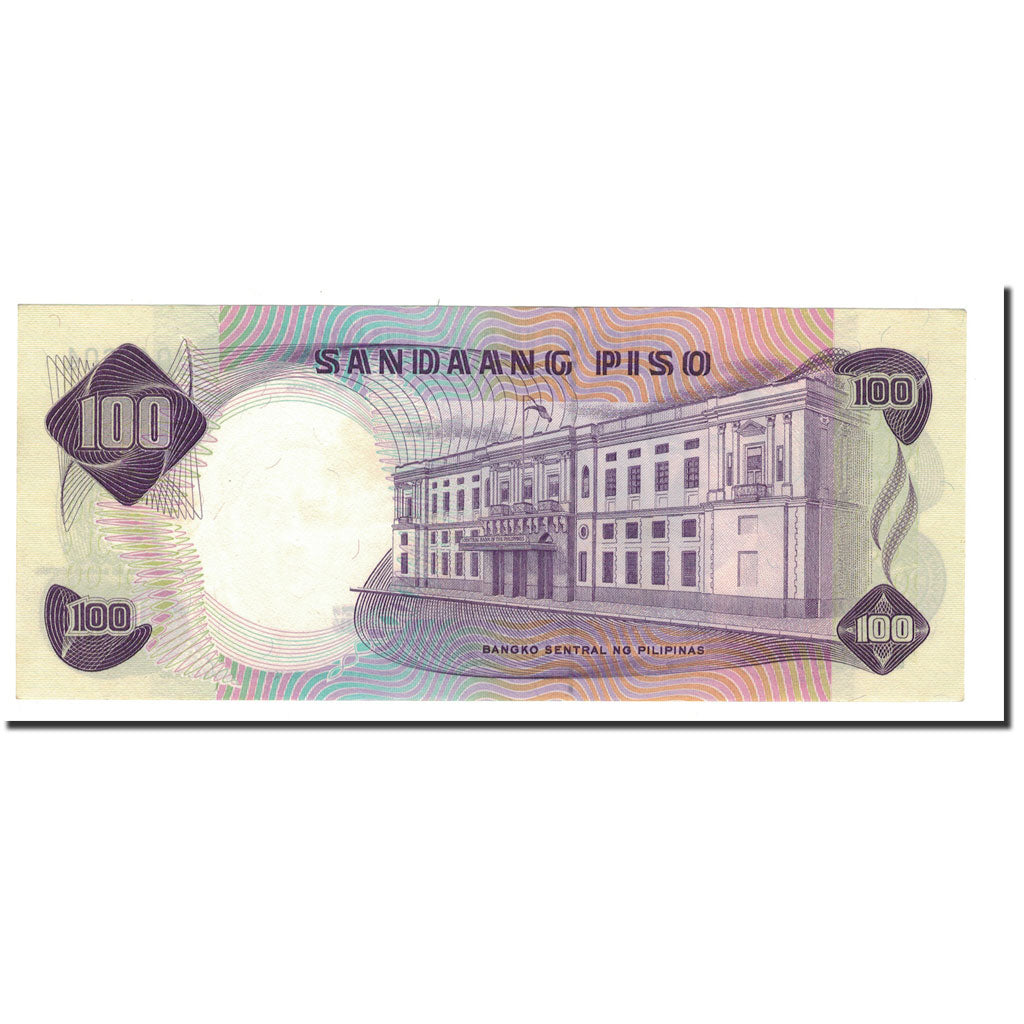 Banknote, Philippines, 100 Piso, undated (1969), KM:147b, UNC(65-70)