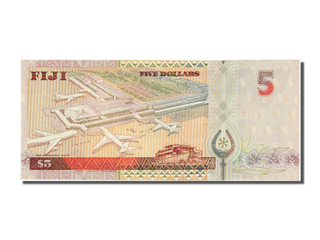 Fiji, 5 Dollars, KM #101a, UNC(65-70), T 013302