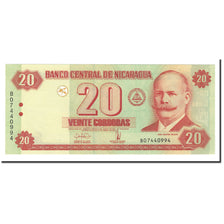 Banknote, Nicaragua, 20 Cordobas, 2006, 2006-03-10, KM:197, UNC(65-70)
