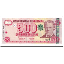 Banknote, Nicaragua, 500 Cordobas, 2002, KM:195, UNC(65-70)