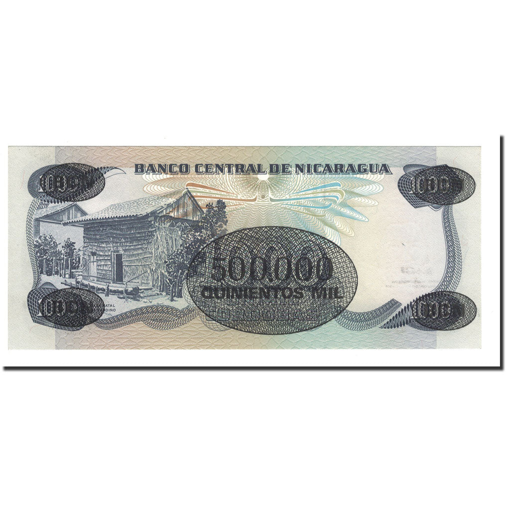 Billet, Nicaragua, 500,000 Córdobas on 1000 Córdobas, D.1987, KM:150, NEUF