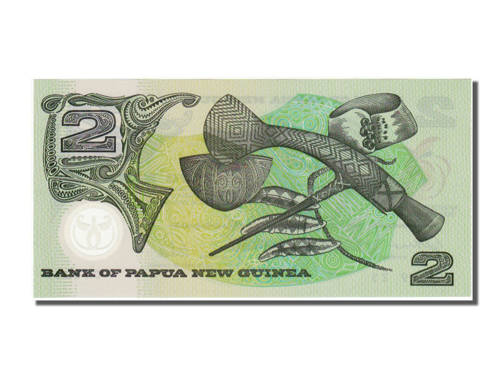 Papua New Guinea, 2 Kina, 1991, KM #12a, UNC(65-70), SPG 925